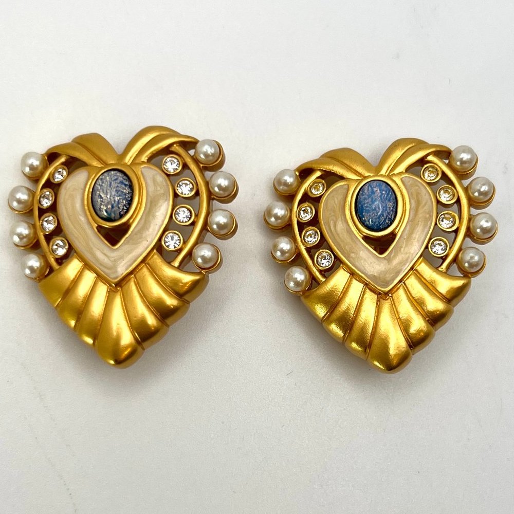 Elizabeth Taylor for Avon Heart of Hollywood CLIP Earrings